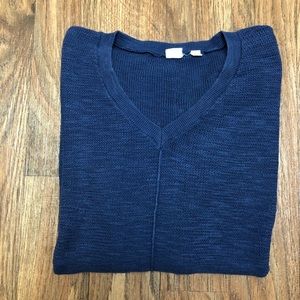 Gap cotton sweater, light navy size Med
